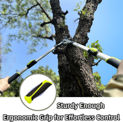 Loppers for Tree Trimming Heavy Duty Branch Cutter with Compound Action, Effortless Tree Pruner Extendable 28-41" Loppers for Gardening, Long Handle Pruning Shears with 2" Clean Cut Capacity