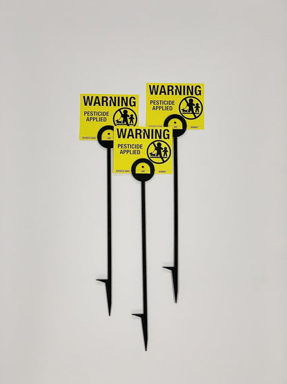 Lawn Treatment Application Stakes & COLORADO Signs (Premium Style Stake / 500 pc. Pack)