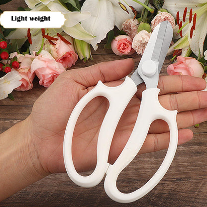 Gardening Scissor Blue Sharp Blade Alloy Steel Garden Shears for Cutting Flowers Trimming Plants of Yard Florist Rose Herb Hedge and Fruits Picking