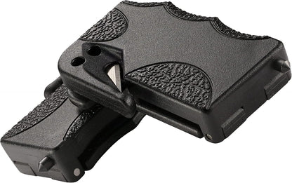 CRKT Exitool Emergency Multitool: Automotive Safety, Seat Belt Strap Cutter, Steel Window & Glass Breaker, Clips to Seat Belt 9031