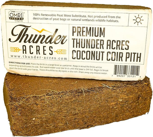 Coco Coir Brick, OMRI Listed for Organic Use (10)