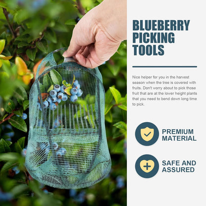 Tofficu Ergonomic Blueberry Picker with Steel Comb and Handle, Lightweight Fruit Harvesting Tool for Berries and Small Fruits, Ideal for Outdoor Garden Use
