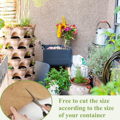 Zubebe 8 Pcs 2 ft x 2ft Worm Blanket Farm Kit Worm Bin Blanket Worms for Composting Fits Many Bin Bag for Keeping Worms Dark Moist Warm Outdoor Garden Compost Bin Farm Compost Factory
