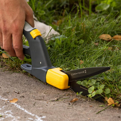 Woodland Tools Heavy Duty Rotating Grass Shears – 180 Degree Pivoting Head, Non Stick Steel Blades, Ergonomic Grip, Manual Grass Clippers for Trimming Around Beds, Walkways, and Edges