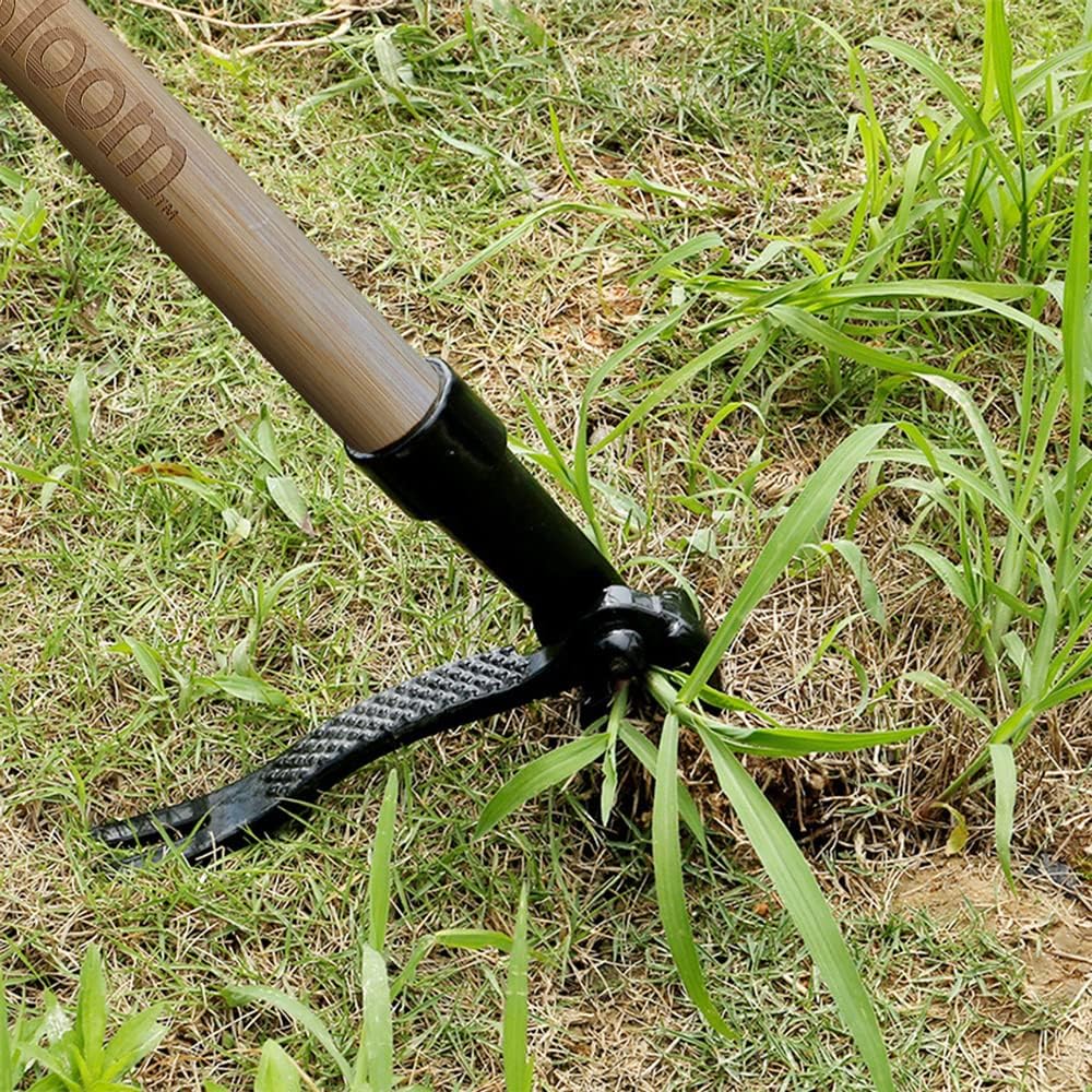UpBloom - Stand Up Weed Puller Tool with Long Handle - Remover Yard and Garden for Easy Gardening - Durable Hand Supplies