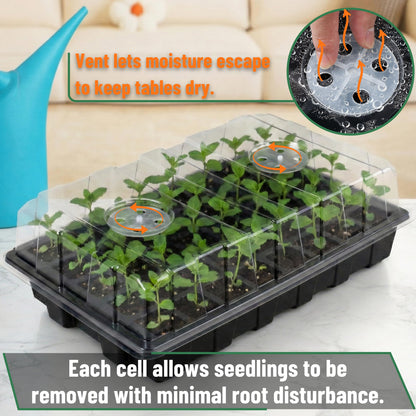 Mr. Pen- Seed Starter Tray Kits, 10 Pack, Total 400 Cells