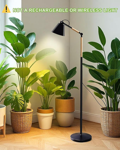 Standing Plant Grow Light, LED Growing Light Full Spectrum for Indoor Plants，4/8/12H Timer, Flow Grow Light for Tall Large Indoor Plants