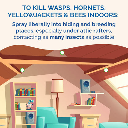 Hot Shot Flying Insect Killer, 15 Ounces, Aerosol Formula Kills Houseflies, Mosquitoes and Other Listed Flying Insects by Contact Indoors and Outdoors with Clean Fresh Scent, 3 Pack