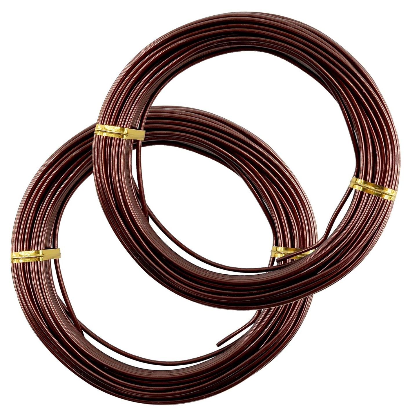 2 Rolls 2mm Bonsai Training Wire, Aluminum Training Wire for Holding Bonsai Branches Small Trunks, Brown