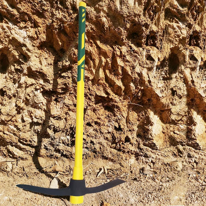 Pick Mattock with Heavy Duty Forged Construction, Adze and Ergonomic Non-Slip Handle for Gardening, Hunting, Landscaping and Outdoor,36 Inch
