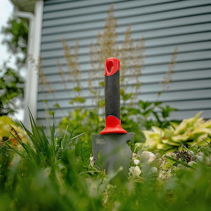Radius Garden 17011 Root Slayer, Trowel/Holster, Original Red