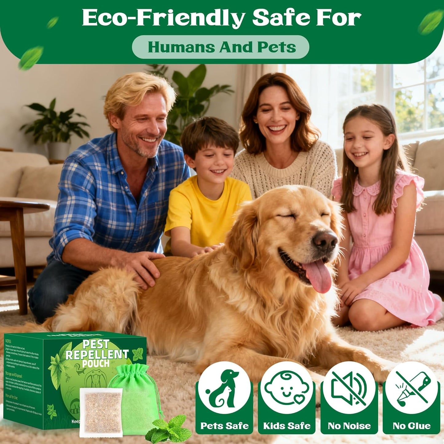 Mouse Repellent Pouches, 24PCS Peppermint Oil to Repel Mice and Rats, Rodent Repelling Packs, Natural Rat Deterrent, Indoor & Outdoor Use, Family & Pet Safe
