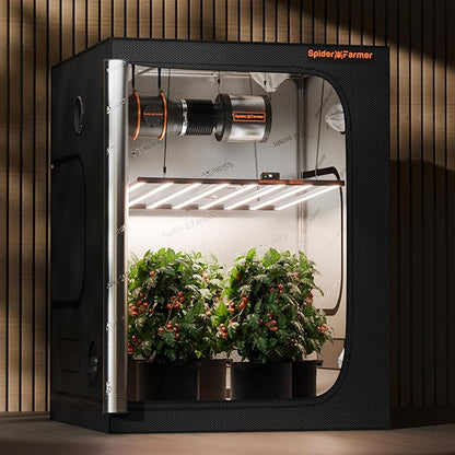 Spider Farmer G1000W Commercial Grade Cost-Effective 1000W LED Grow Lights, 2025 Upgraded App Remote Control, Vertical Farming Co2 Bar LED Growing Lamp, 4x4 & 5x5 Coverage