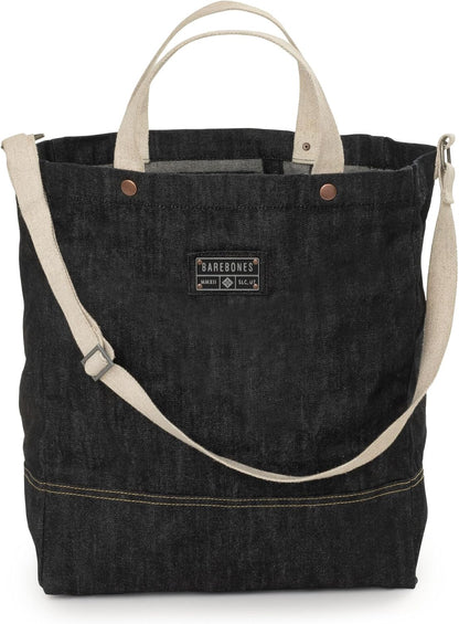 Barebones Neelum Large Waxed Canvas Tote Bags - Heavy Duty Canvas Bag and Reusable Grocery Bag