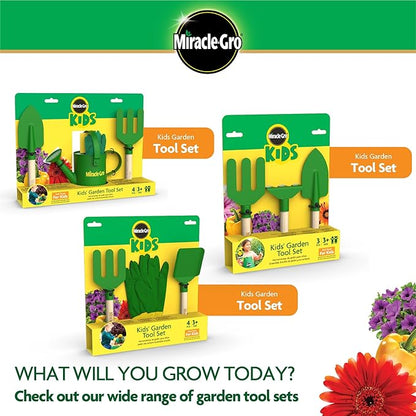Miracle-GRO Kids Gardening Set 9 Piece Garden Tool Set with Toolbox for Hours of Fun Activities in The Garden. A Great Gift for Boys & Girls. Ages 3+