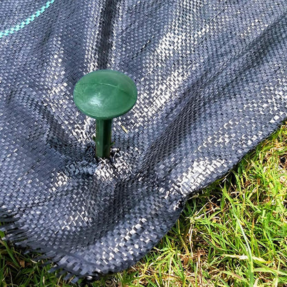 6-Inch Plastic Stakes Sturdy Plastic Stakes Anchors Rustproof for Holding Down Landscape Fabric Lawn Edging,Weed Barrier, Tents,Game Nets and Rain Tarps (100)