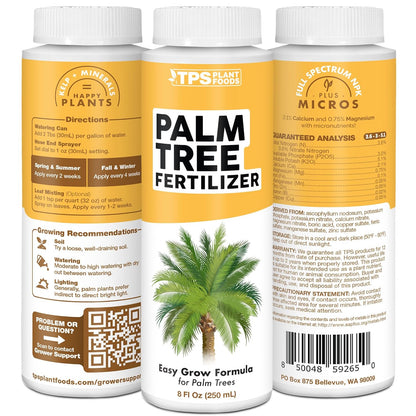 Palm Tree Fertilizer for All Palms and Ferns, Liquid Plant Food, 32 oz (1 Quart)