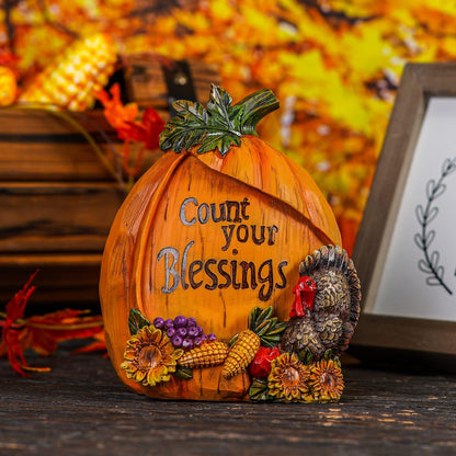 Topadorn Fall Pumpkin House Decor, Pumpkin Decorations Fall Decor for Home-Harvest Festivals & Parties