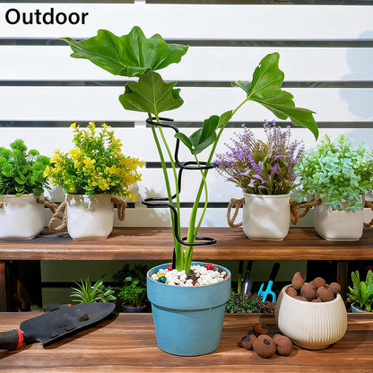 3PCS Indoor Plant Support Stakes - Sturdy Metal Trellis for Garden Flowers & Monstera, Durable & Easy to Use, Perfect for Small to Medium Indoor Plants, Ideal Gift for Plant Lovers!