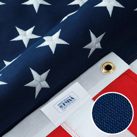 American Flags for Outside 3x5-100% MADE IN THE USA -Indestructible Durable Outdoor Heavy Duty Spun