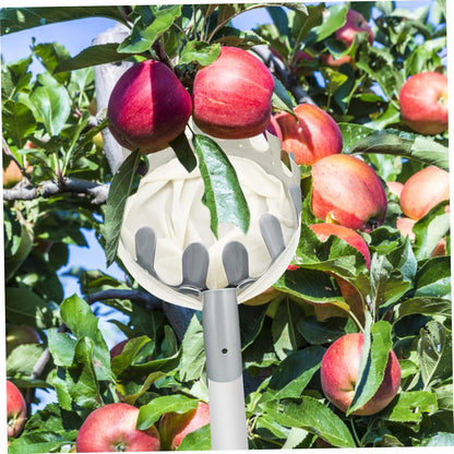 Fruit Picking Tool Fruit Picker with Storage Bag 6.30inch Diameter Portable Round Orange Pear Lemon Harvester Picking Tool Picks for Home Garden Farm Orchard