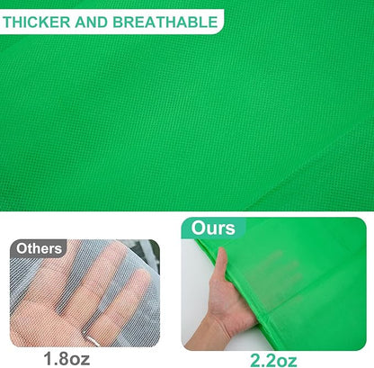 4 Pack Plant Covers Freeze Protection 31.5" x 47" - 2.2oz Trees Covers Frost Blanket Plant Frost Cloth for Outdoor Plants Shrubs Flower Fruit with Zipper Drawstring Green