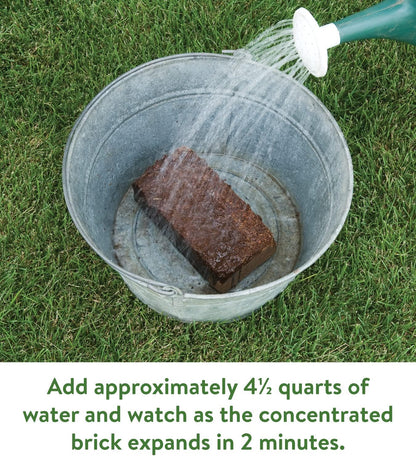 Burpee Organic Coconut Coir Concentrated Seed Starting Mix, 16 Quart
