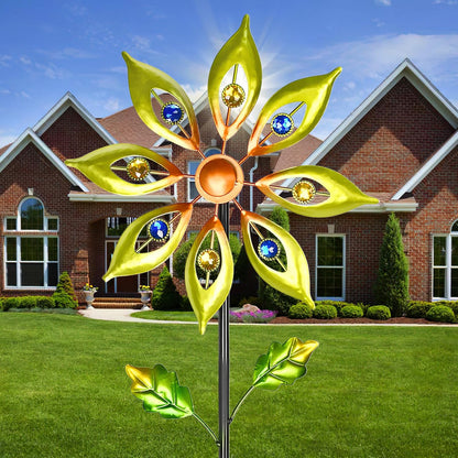 Decorative Garden Stakes Wind Spinners Outdoor Clearance Metal Yard Art Gifts for Women Grandma Mom for Lawn Patio Yard Pathway Driveway Ornaments