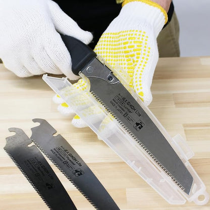 KAKURI Japanese Hand Saw [Bamboo Cutting] 8-1/4" Japanese Pull Saw with Blade Cover, Made in JAPAN