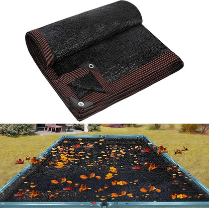 20 x 40FT Pool Leaf Net Cover- Thicken Rectangle Leaf Netting for Inground and Above Ground Swimming Pools Cover with Reinforced Gromments,Winter Above Ground Pool Screen Cover, Catching Leaves