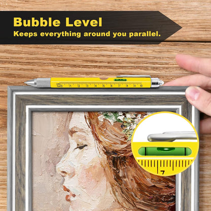 KEZKALS Stocking Stuffers for Men Adults, 9 in 1 Multitool Pen Gifts for Men, White Elephant Gifts for Adults, Mens Stocking Stuffers, Mens Gifts for Dad Him Husband, Dad Christmas Gifts, Cool Gadgets