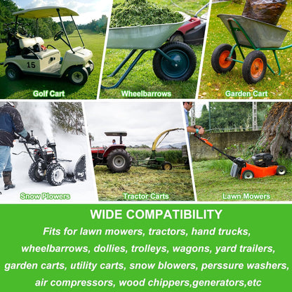 20x8.00-8" 20x10.00-8" Inner Tubes, 2 Pack Heavy Duty Replacement Tire Inner Tubes 20x8-8, 20x10-8 with Straight Valve Stem for Lawn Mowers, Tractors, Hand Trucks, Wheelbarrows, Trolleys, Wagons