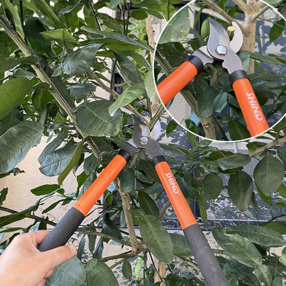 SHIND Lopper Heavy Duty Branch Cutter Tree Clippers with Compound Action, Chops Thick Branch Ease, Garden Loppers Pruning, 15 Inch Tree Trimmer with 1.6” Clean Cut Capacity (15 Inch）