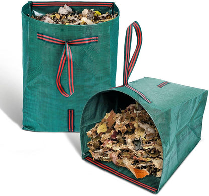 Leaf Collector, Large Yard Dustpan-Type Lawn and Leaf Bags, 53-Gallon Reusable Garden Bags for Leaves, Debris, Grass, Clippings, Lawn Trash