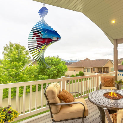 Horse Wind Spinners for Yard and Garden,Creates a Galloping Horse Effect,15In 3D Outdoor&Indoor Hanging Kinetic Yard Art Decor Wind Sculpture,Horse Gift for Women/Mother/Father/Men/Unisex