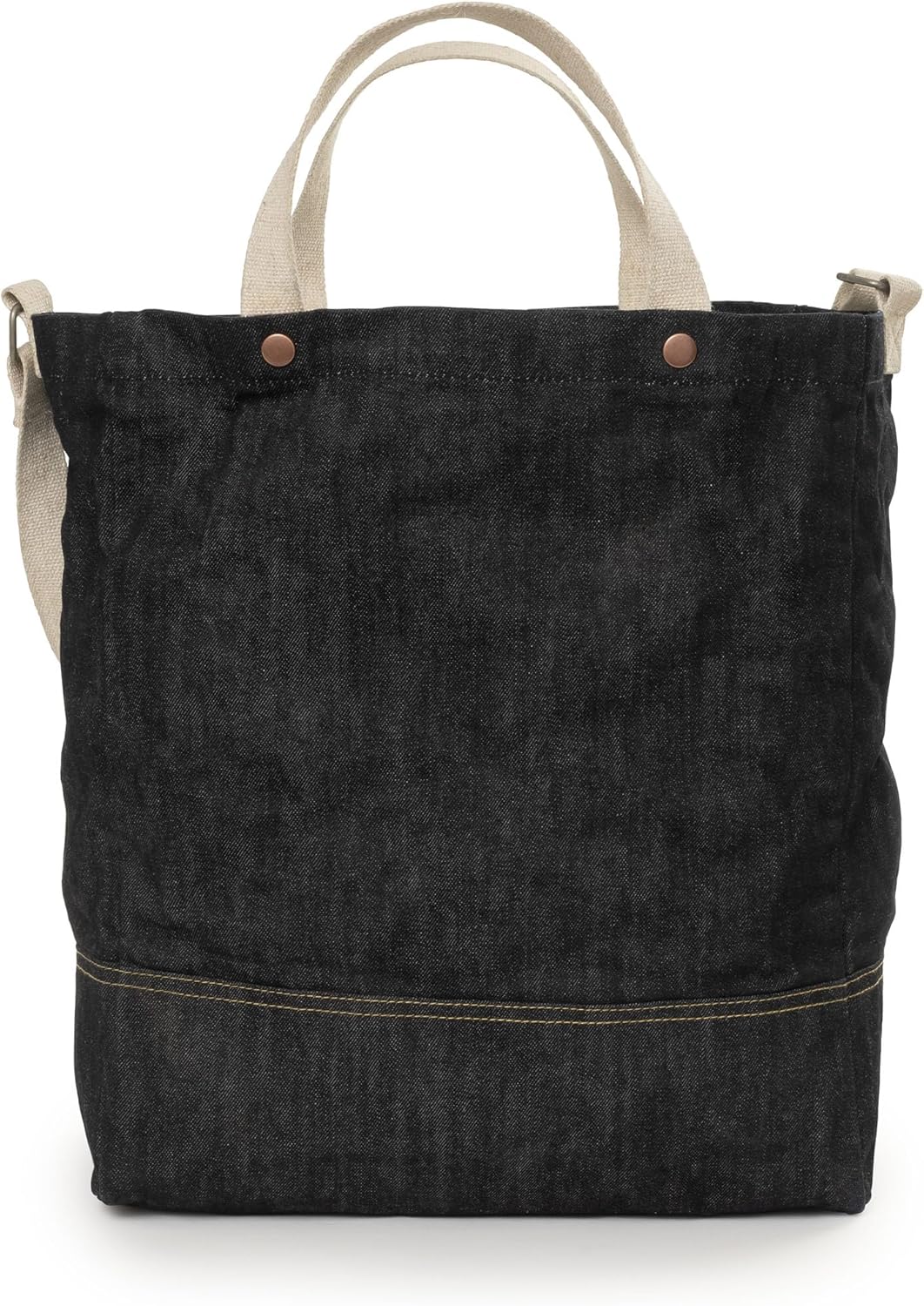 Barebones Neelum Large Waxed Canvas Tote Bags - Heavy Duty Canvas Bag and Reusable Grocery Bag