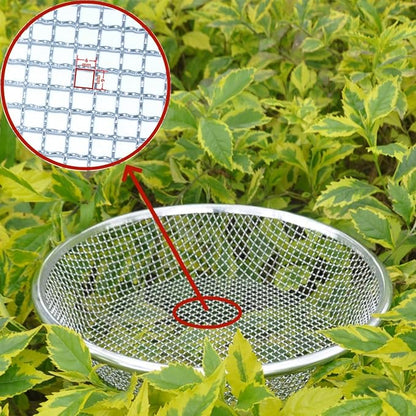 Mesh Gardening Sifter, 6mm Sieve mesh Size， Perfect for 5 Gallon Bucket,for Sand Rocks Dirt Compost