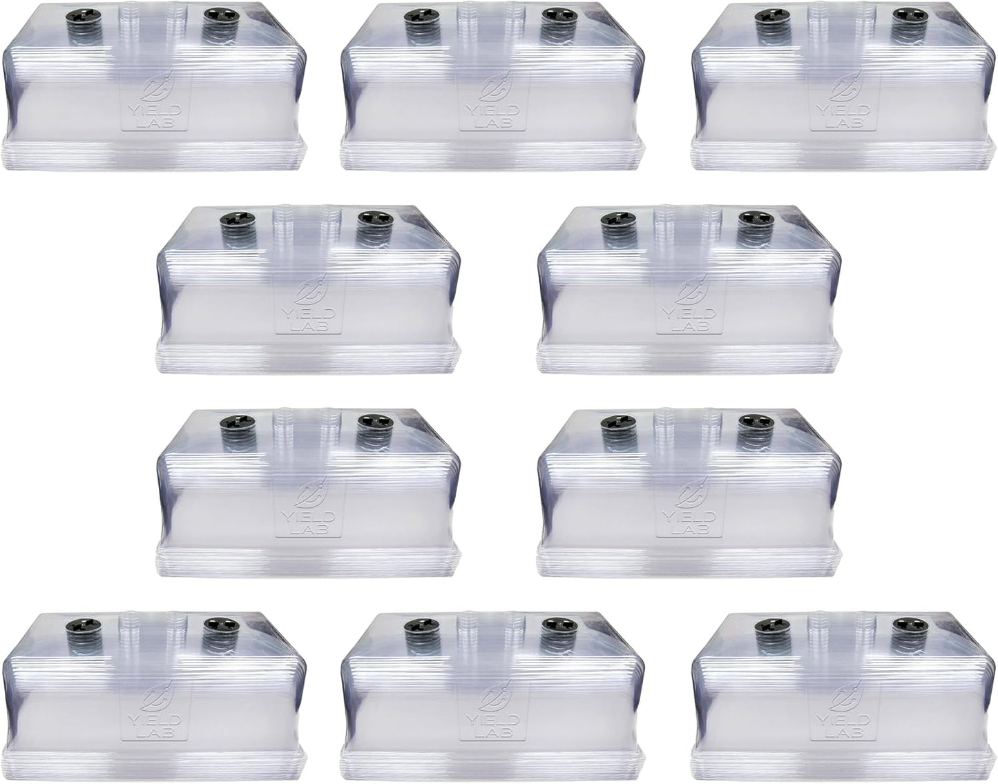 7 Inch Propagation Dome - 100 Pack Humidity Vented Domes – Plant Growing Dome for Seedling, Germination, Soil & Hydroponic Horticulture