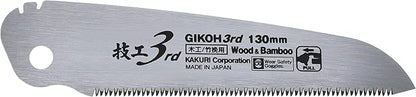 KAKURI Japanese Pruning Saw Folding for Branch & Bamboo Cutting 5-1/8", Foldable Pocket Hand Saw for Wood, Branch, Bamboo, Razor Sharp Japanese Steel Blade, Made in JAPAN
