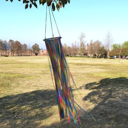 Ribbon Windsock Streamer, Outdoor Decorations for Your Patio, Garden, Yard, Dock and Camper