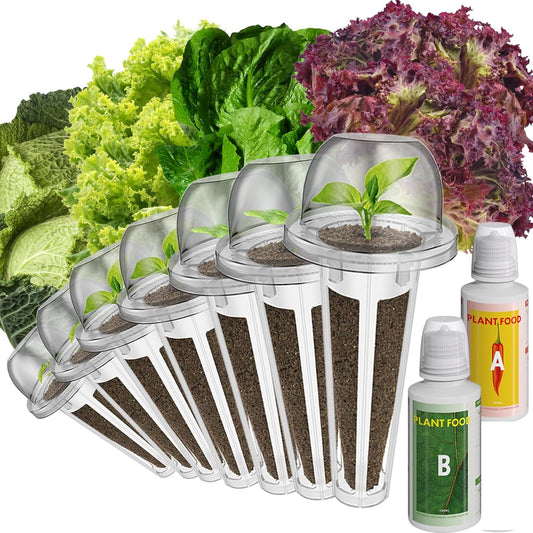 inbloom Salad Seed Pod Kit Compatible with AeroGarden, Ahopegarden, iDoo, MUFGA Hydroponics Growing