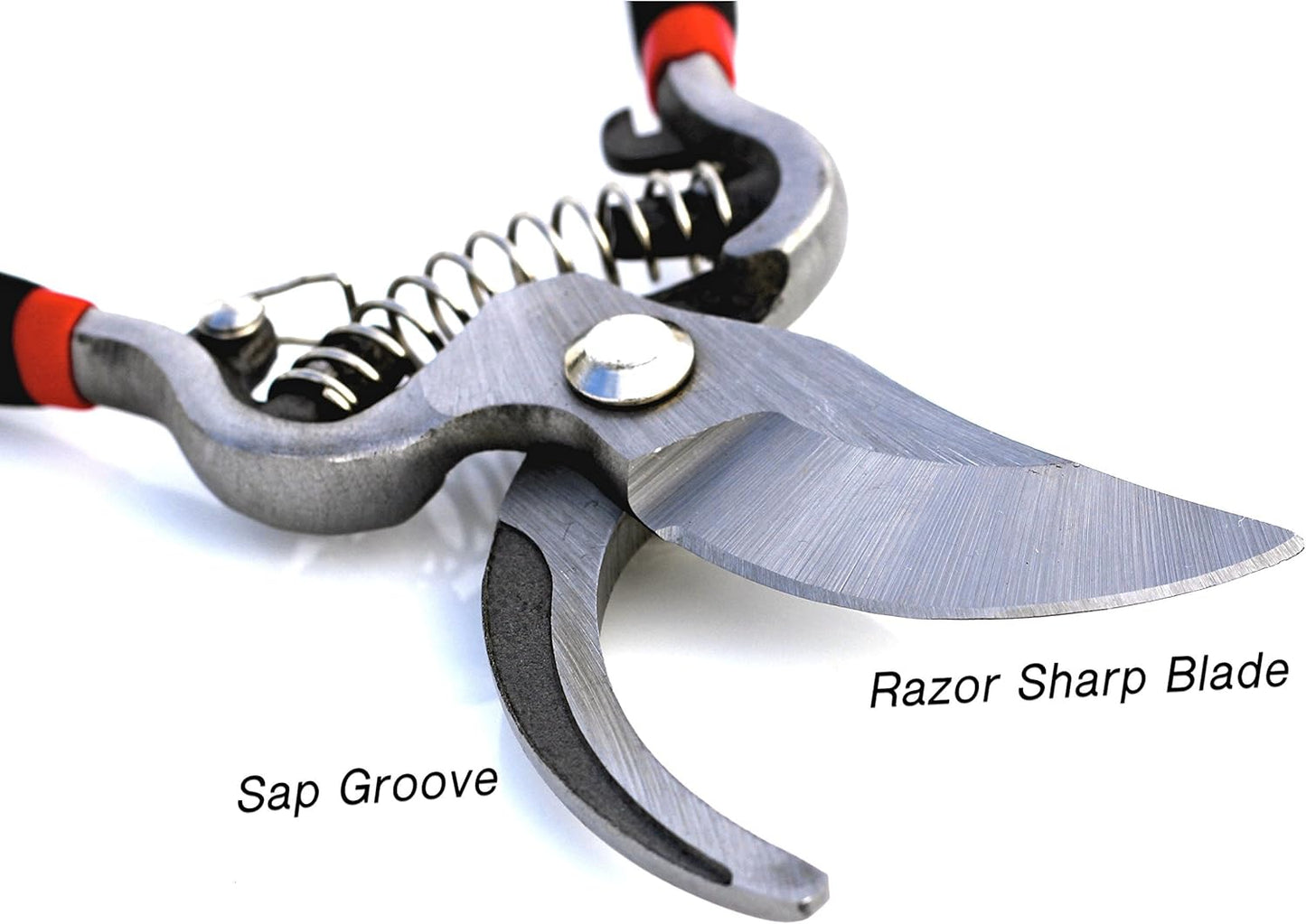 Garden Guru Classic Bypass Pruning Shears Clippers – Heavy Duty Forged Steel Pruners – Non Slip Comfort Grips – Cuts up to 1” Diameter – Professional Bypass Pruners Black - 1 Case (60 Pcs)