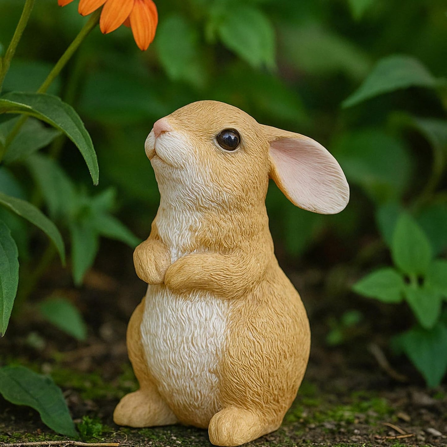 Sullivans Outdoor Garden Bunny Set of 3, 3.75" & 5" Spring Easter Bunnies Decoration Figurines for Gardens, Yard, Small Light Weight Baby Rabbit Garden Statues for Outside Patio, Porch, or Flower Pots