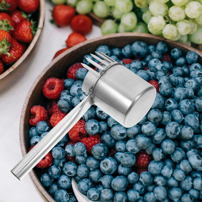 Metal Fruit Picker Tool for Garden Lightweight and Efficient Blueberry and Berry Harvesting Tool and Easy to Use for Home Garden and Orchard