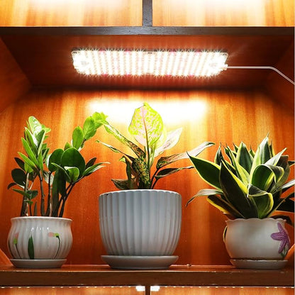 8Pack Flat Panel Grow Lights for Indoor Plants, Seed Starting, Vegetables with 4/8/12 Hr Timer, 80W Full Spectrum LED Plant Growing Lamps for Cabinet/Shelves/Greenhouse, Plug-and-Play, Connect Freely