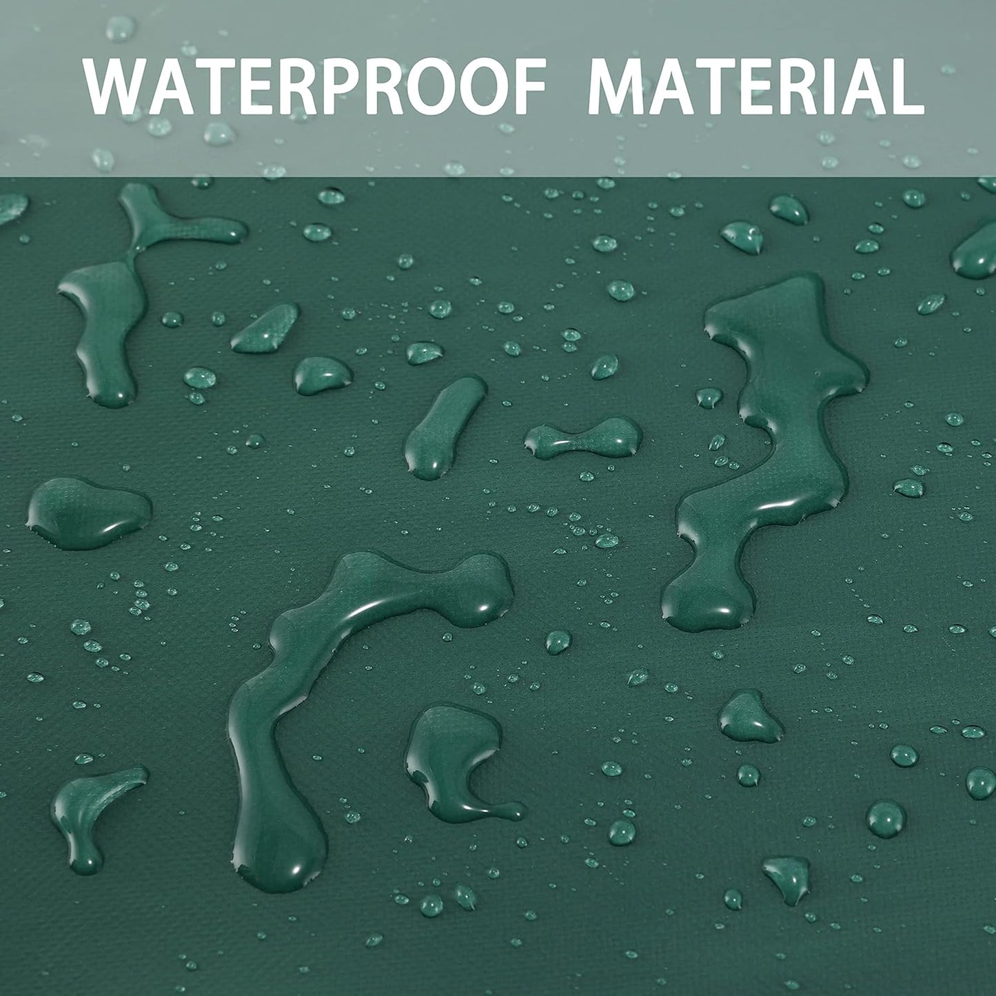 Leaf Tarp with 4 Handles Garden Waste Yard Tarps Extra Reinforced Corner Waterproof Reusable Durable Tarp Collector for Clean-Ups