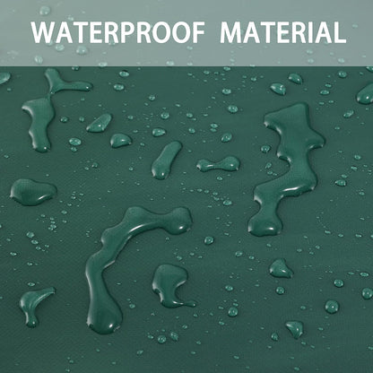 Leaf Tarp with 4 Handles Garden Waste Yard Tarps Extra Reinforced Corner Waterproof Reusable Durable Tarp Collector for Clean-Ups