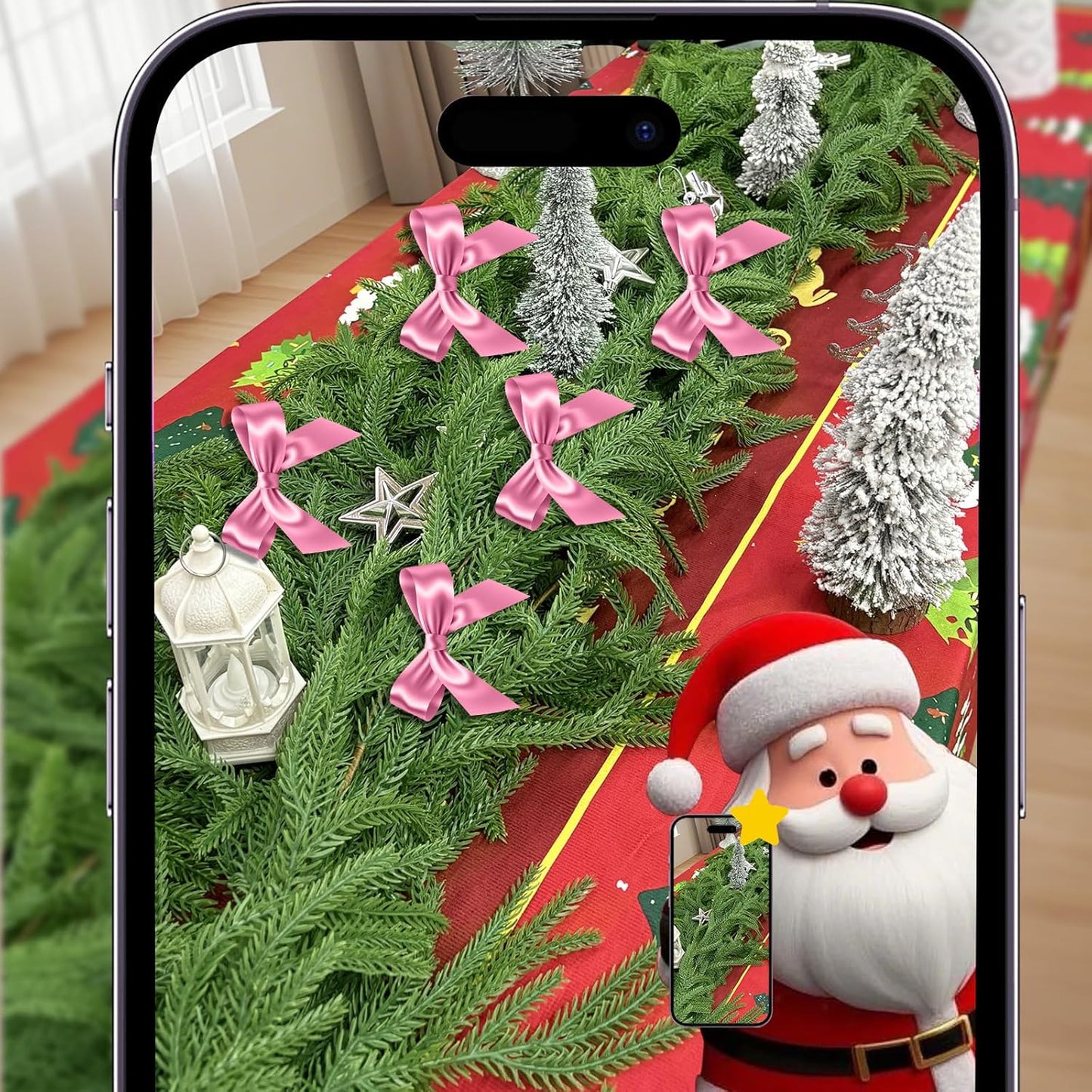 9FTClassicNorfolkGarland, Real Touch Norfolk Garland - Artificial Christmas Garlands Green Norfolk Pine Needles Garland for Fireplace Table Stairs Mantlegarlands Window Indoor/Outdoor Home Decor