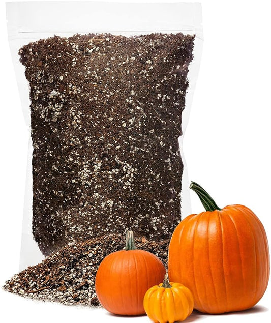 Premium Organic Potting Soil for Pumpkin - (5 Quart Bag)