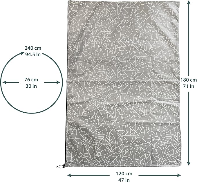 Plant Covers Freeze Protection 47"x71" in 2 Pack | Brown Winter Frost Blankets for Outdoor Plants | Reusable Garden Cover Bags with Zipper Drawstring | Cold Weather Shrub Protection Cloth
